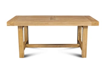 La bresse - Table de ferme campagnarde bois chêne massif L180