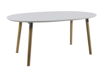 Sven & spring - Table de salle à manger ovale extensible L170/270