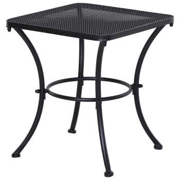Mesa de jardín color negro 45 x 45 x 50 cm