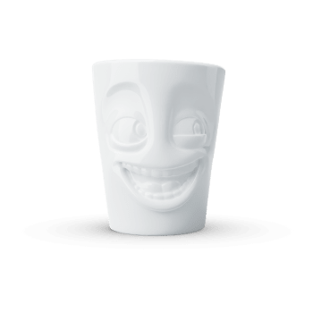 EMOTION - Tasse 35 cl  - Blagueur - porcelaine de chine - 12 x 12 x 9 cm