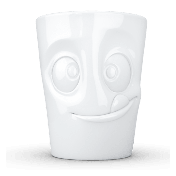EMOTION - Tasse 35 cl  - Délicieux - porcelaine de chine - 12 x 12 x 9 cm