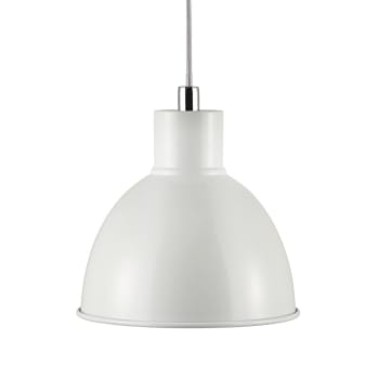 POP - Lámpara colgante para techo blanco y altura regulable hasta 223 cm