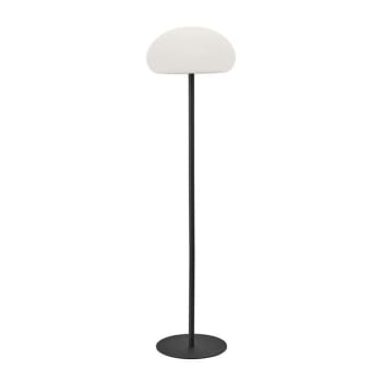 SPONGE - Lámpara de de pie exterior en metal negro 126cm