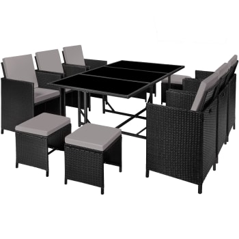 Rattan Sitzgruppe für 8 bis 12 Personen Maisons du Monde