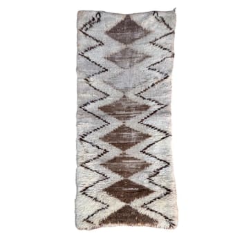 Berbere - Tapis Berbere marocain pure laine 72 x 168 cm