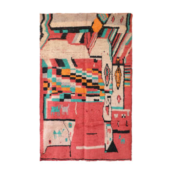 BERBERE - Tapis Berbere marocain pure laine 172 x 272 cm