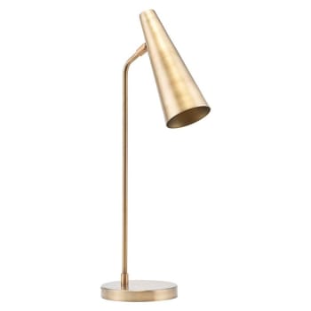 PRECISE - Lámpara de sobremesa de metal dorado