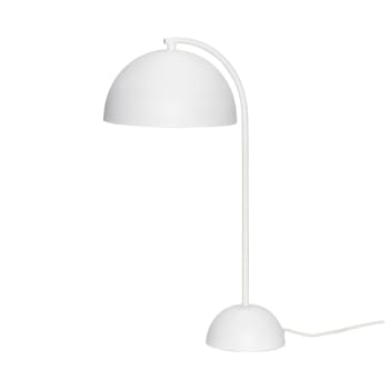 Form - Lampe de table en métal blanc
