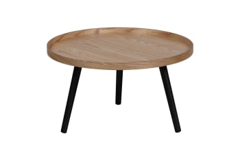 Mesa - Table d'appoint en bois beige