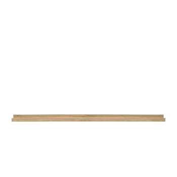 Scaffalatura Industriale A Tubo – Mensola Da Parete Lunga 152 Cm – Legno Pino Massiccio Noce – Capacità 22 Kg – Per Cucina, Bagno, Soggiorno, Casa Colonica