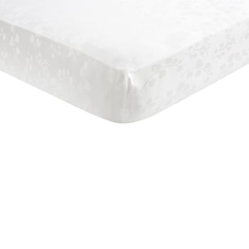 Balade - Drap housse coton biologique blanc 90x190 cm