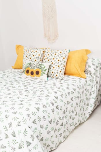Botánica - Colcha mediterráneo -  cama150