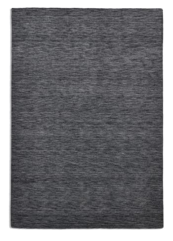 HOLI - Tapis salon - tissé main - 100% laine - gris foncé 090x160 cm