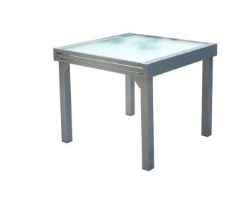 Molvina - Tavolo da giardino allungabile 8 posti in alluminio