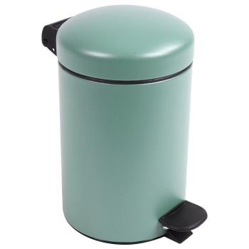 KSSKSS Poubelle de salle de bain fine de 9 litres avec pédale à fermeture douce, poubelle en acier inoxydable de 10 L avec seau à doublure amovible, pour espaces étroits, chambre à