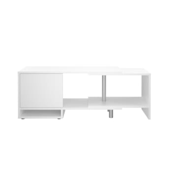 Flex - Anpassungsfähiges Eck-TV-Möbel Weiß - L127 cm