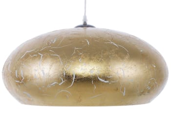 Limnatis - Lampe suspension doré