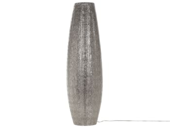 Maringa - Stehlampe Nickel 85 cm Laternenform