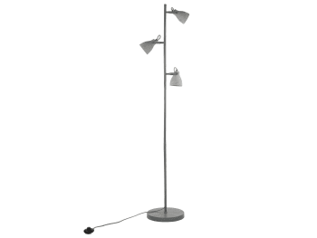 Mistago - Lampada da pavimento cemento grigio chiaro 163 cm