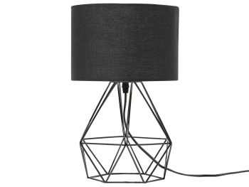 Maroni - Lampada da tavolo in colore nero TETON