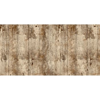 Adhésif décoratif bois vieilli marron 200x45 cm