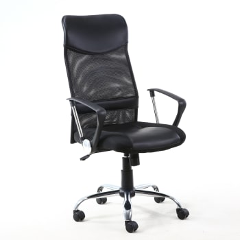 DecHome Sedia Ergonomica Ufficio Sedia Da Scrivania Poltrona Direzionale Con Rotelle E Braccioli Reclinabile Girevole Regolabile In Altezza Con Poggiapiedi Colore Grigio 281921 P 350073