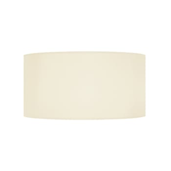 Abat-jour Cône En Imitation Coton - 180 Mm (bas) X 90 Mm (haut) X 300 Mm (hauteur) - Pour Douille E14 - Ignifuge, Lavable