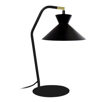 LEEDS - Lámpara de escritorio metal negro