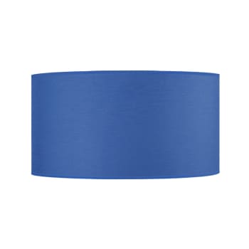CYLINDRIQUE 40 - Abat-jour tissu bleu