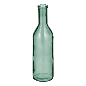 Rioja - Vase bouteille en verre recyclé vert H50