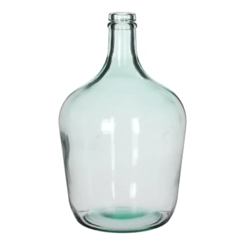 Diego - Vase bouteille en verre recyclé H30