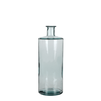 Guan - Vase bouteille en verre recyclé H40