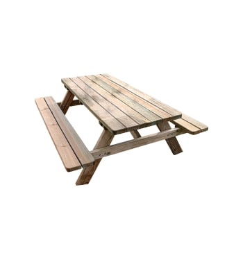 Picknicktisch für 6 Personen aus Holz