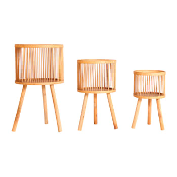 Fackelmann - Set di bastoncini in bambù, linea Asia, 15 x 0,1 x 0,1 cm, 50 pezzi, colore: Marrone