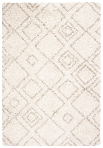 Tappeti Neutrale/Bianco 201 X 279 cm Arizona shag | Maisons du Monde