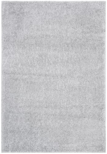August shag - Tapis de salon interieur en argent, 122 x 183 cm