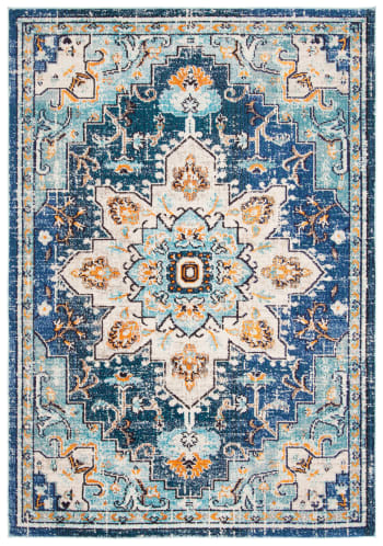 Tappeto soggiorno tradizionale ROYAL SHIRAZ 2063-AZZURRO cm.100X200