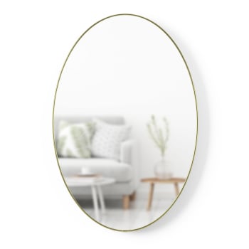 Hubba - Goldener ovaler Spiegel 61×91 cm