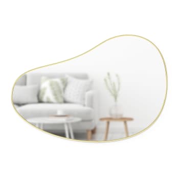 Hubba - Miroir goute d'eau 61 × 91 cm doré