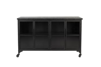 HOMCOM Aufbewahrungsschrank 9 Würfel – Weiß, 91x29,5x91 Cm, Aus Spanplatte, Mit Anti-Kipp-Sicherung