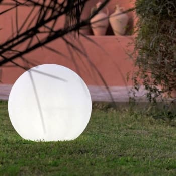 Boule lumineuse extérieure buly 40 cm alimentation électrique