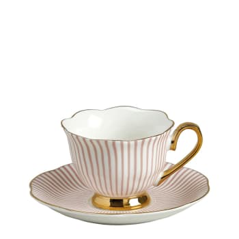 Madame de récamier - Tasse à café rose 8cl