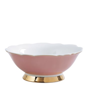 Madame de récamier - Bol en porcelaine rose 35cl