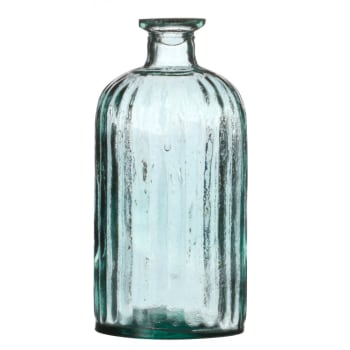 Vase rond en verre recyclé - 10x10x20cm