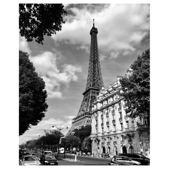 Tableau impression sur toile - La tour de Paris 60x75cm