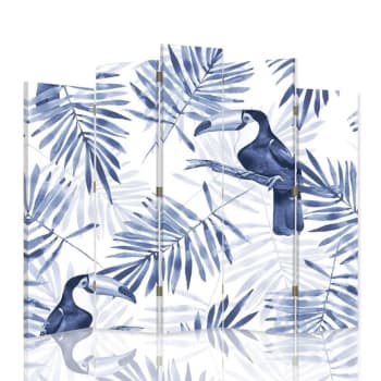 Biombo Birds Of Paradise - cm. 180x170 (5 paneles)