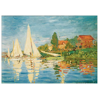 Cuadro lienzo - de Regata en Argenteuil - Claude Monet - cm. 60x80