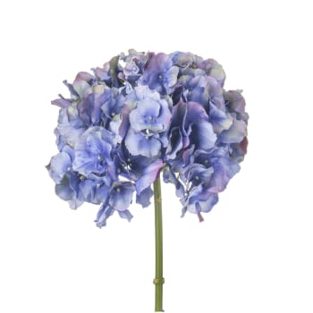 Anae - Tallo de hortensia artificial azul h50