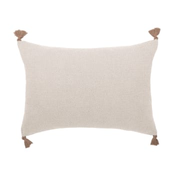 Coussin recyclé Maia vert de gris 30x50 cosy