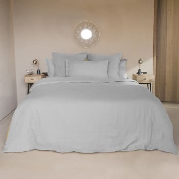 Parure Copripiumino Lino Lux In Lino Per Matrimoniale Standard | Ferò